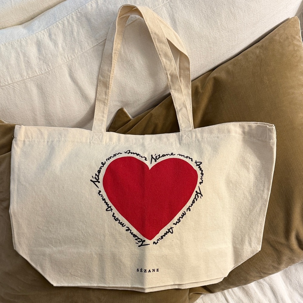 Sézane Canvas Tote
